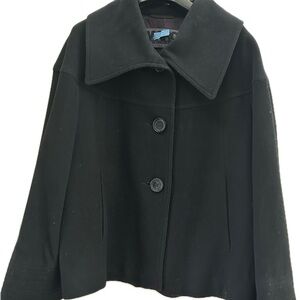 Andrew Marc Black Pea Coat